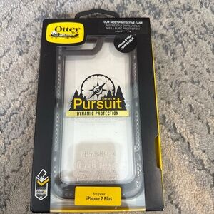 OtterBox Pursuit Series Case For Apple iPhone 7  & iPhone 8  Clear Black